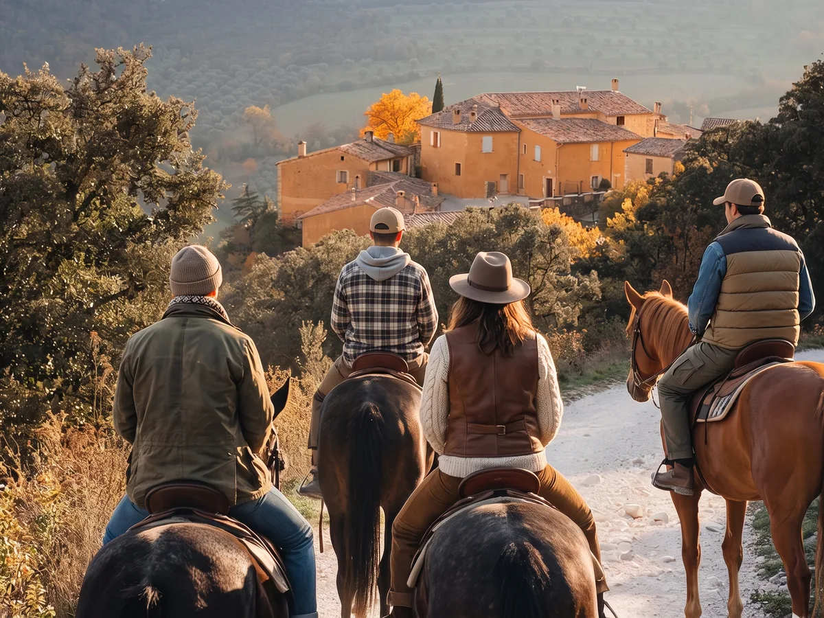 Balade à cheval en Ardèche, autour de Lachapelle-sous-Aubenas
