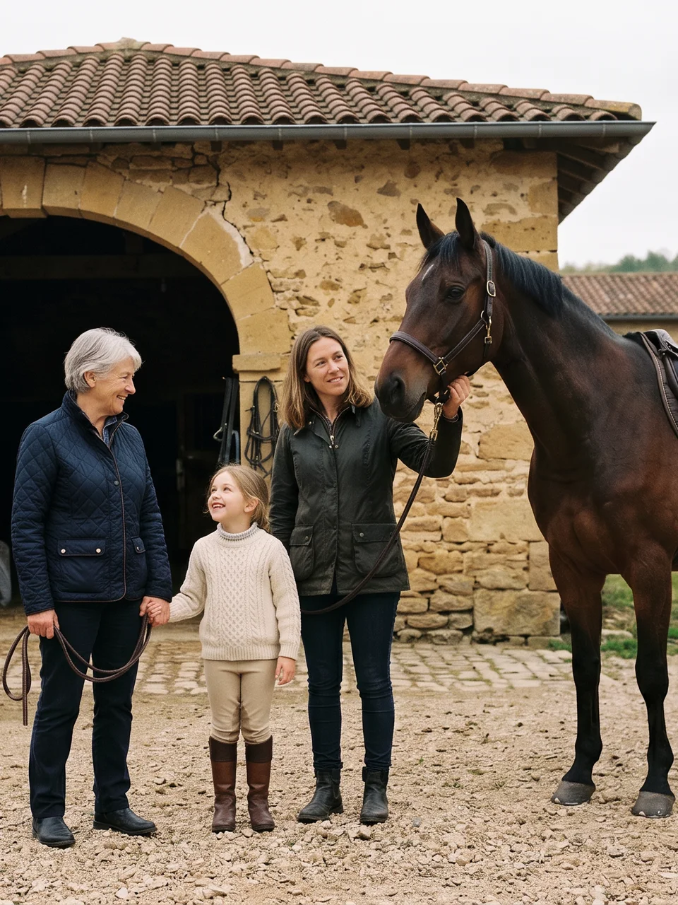 L'équipe, Les Poneys de Manon, centre équestre à Lachapelle-sous-Aubenas