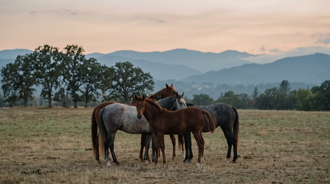 Chevaux en liberté, Les Poneys de Manon, Ardèche